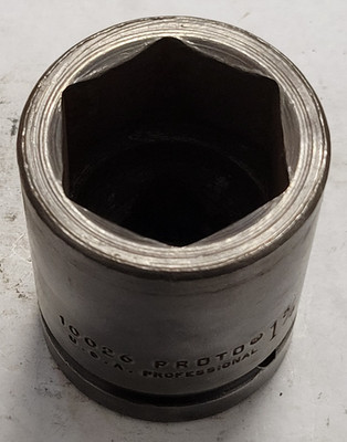 Proto 1-5/8'' Socket 1'' Drive 6PT 10026 listing AL