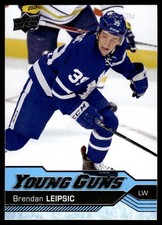 2016-17 Upper Deck Young Guns Brendan Leipsic Rookie Toronto Maple Leafs #499