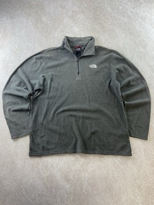 The North Face Herren 100 Glacier 1/4 Zip Fleecepullover grau