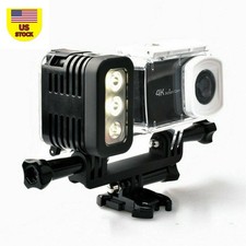 30M Waterproof Diving LED Light Flash Lamp For GoPro Hero 10/8/9/7/6/5 Camera y