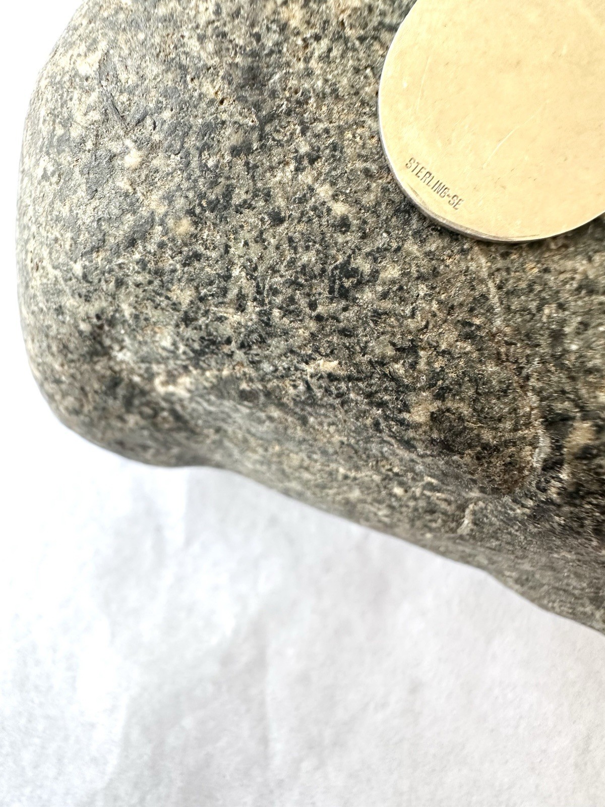 Monogram Sterling Silver Initials Disc Earrings - image 4