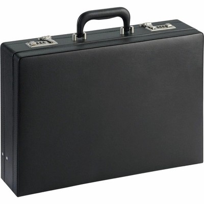 NEW Lorell BC100ZZBK Expandable Attache Case Black Carrying Case