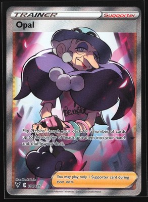 Opal (Full Art) 184/185 SWSH04: Vivid Voltage Ultra Rare Pokemon Card