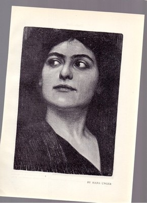 Wilhelm Georg Ritter Otto Greiner Hans Unger 1899 Modern German Lithogr. Dresden