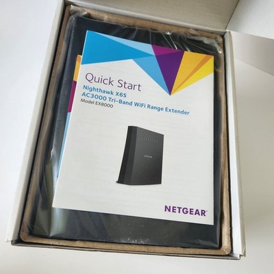 New! Netgear Nighthawk X6S EX8000 AC3000 Tri-Band WiFi Mesh Range Extender