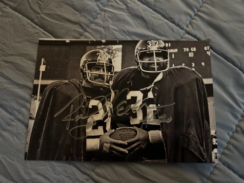 Pittsburgh Steelers ROCKY BLEIER 4x6 Photo FOOTBALL AUTOGRAPH 1b