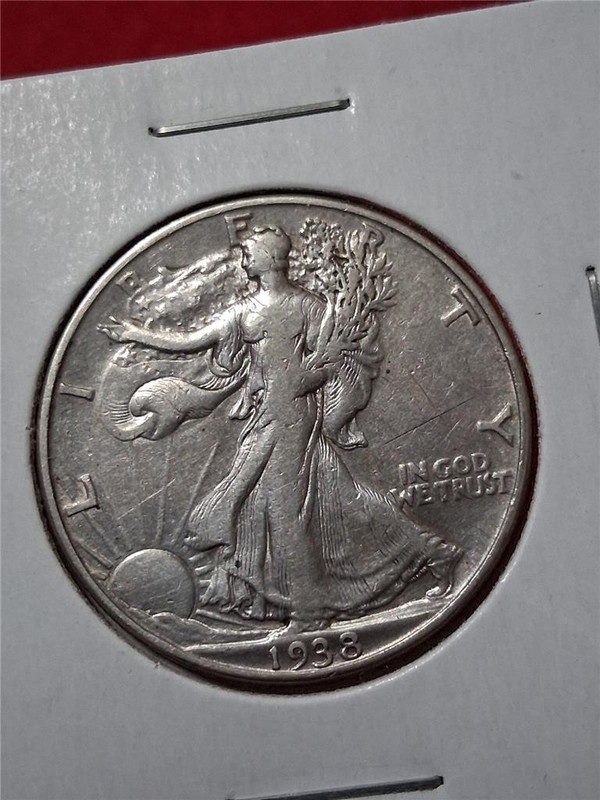 Picker’s Bag of 1938-D x1 CIRC 90% SILVER WALKING LIBERTY HALF DOLLAR   #MF-4236