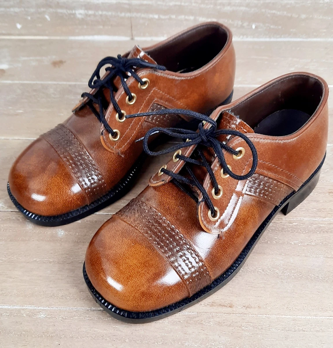 Brown Original 1960s Vintage Shoes for Children for sale