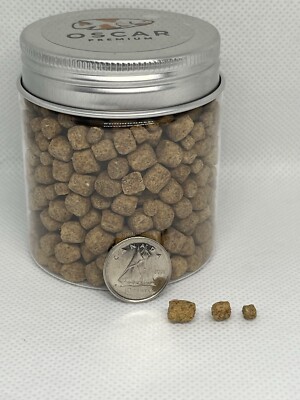 Mix Pellet Size Fish Food For Predatory Fish Perfect For Cichlids & Tiger Oscars