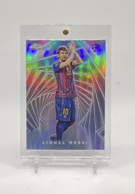 2023-24 Topps Chrome UEFA Lionel Messi #HB-7 Hobby Master Case Hit 