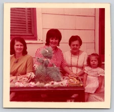 Photograph Picture Family Snapshot Family 1970