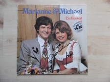 Marianne & Michael Autogramme signed LP-Cover "Ein Busserl mit Musik"  Vinyl