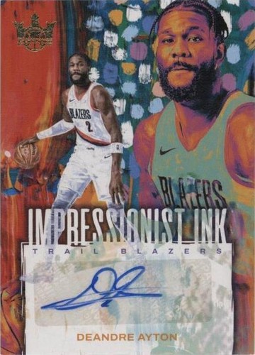 2025 Panini Court Kings DeAndre Ayton Master Strokes Auto #49/49