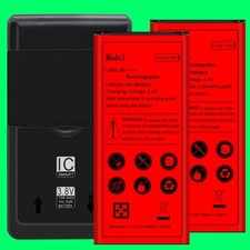 High Capacity 2x 3100mAh Battery High Reliable Charger for TCL 30 Z 4188R Phone