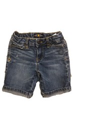 Lucky Brand Kendall Short Denim Bermuda Length Cuff Leg Kids Shorts Size 5