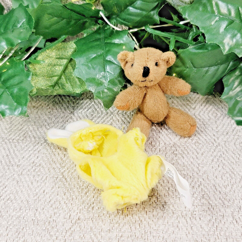 Mini Oriental Trading Co. 4" Jointed Teddy Bear with Rabbit Costume - Picture 5 of 8