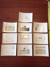 Vintage lot of aviation photographs plane hanger photo lot 10 images total