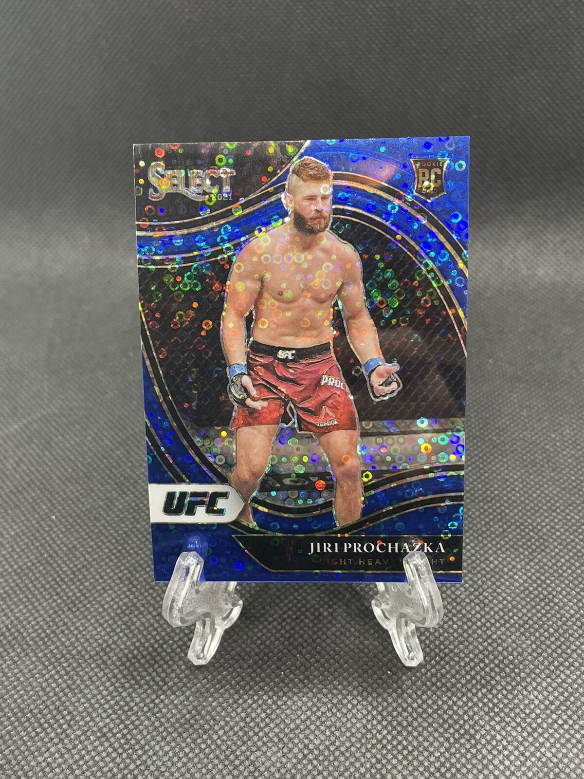 2021 Panini Select UFC Jiri Prochazka Octagonside Blue Disco Rookie /99  GEM