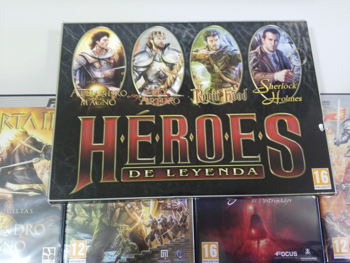 Heroes de Legend ALEJANDRO Magno Sherlock Holmes Sparta 4X Set PC
