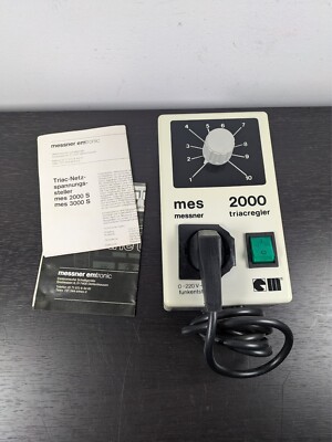 Messner Emtronic Triac Mains Voltage Controller MES 2000 0 - 220 Volts 10 Amp
