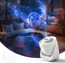 Star Projector, Galaxy Night Light, Home Planetarium Projector with Rechargeable