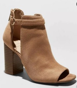 open toe booties size 11