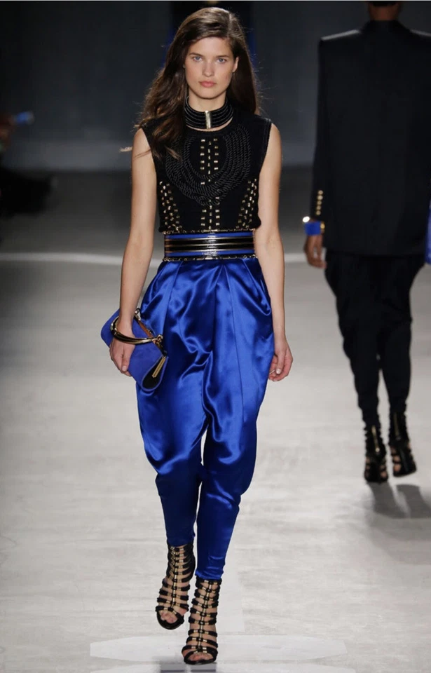 Balmain x H&M Black high heel sandal pumps size 38 US8 as seen on runway - Image 2 of 4