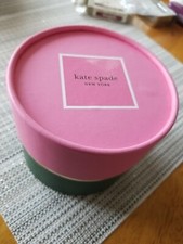 Kate Spade Medium Round Empty Jewelry Gift Box Pink And Green