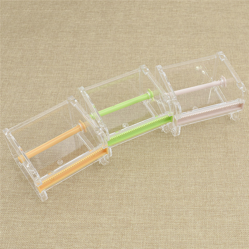 Desktop Tape Dispenser Tape Cutter Roll Tape Desktop Holder Storage for Craft-image