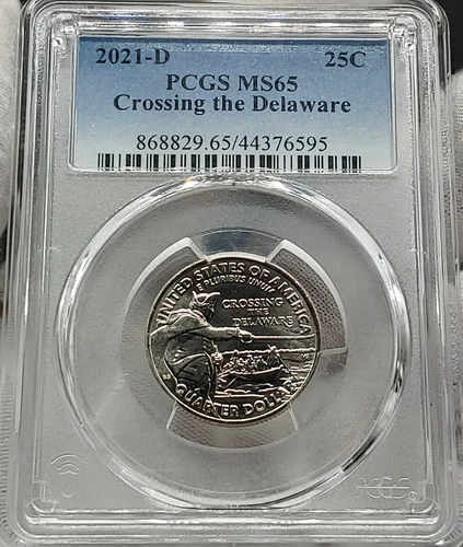 2021-D Washington Crossing the Delaware Quarter — photo from another recent sale