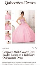 quinceanera dress pink