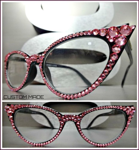 Women's Purple Cat Eye Reading Glasses - +2.25 Strength, Retro 60s Style Frames