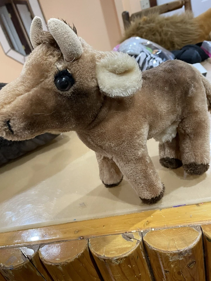 Vintage Plush DAKIN ALFALFA COW 1981 with tag Korea Nature babies - Image 2 of 4