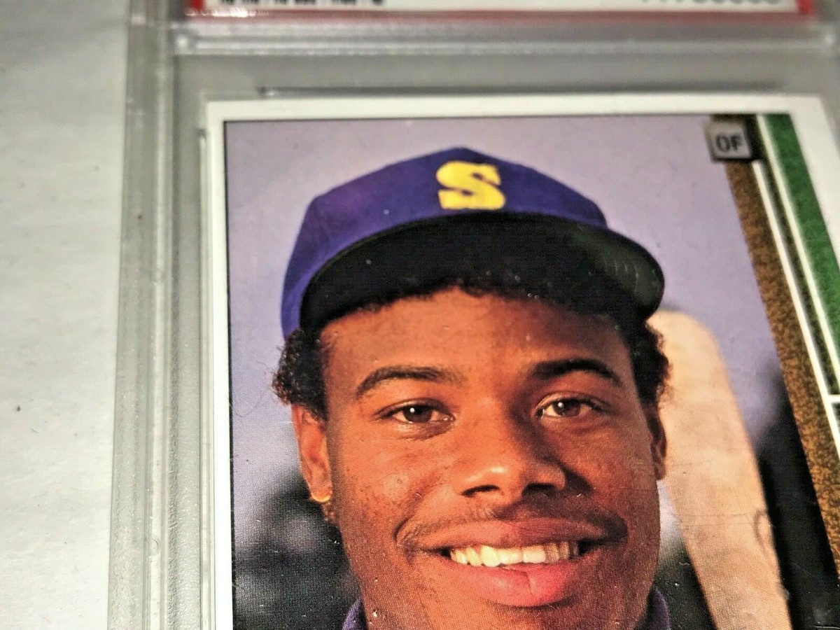 1989 Ken Griffey Jr Purple Hat Upper Deck Baseball Card PSA
