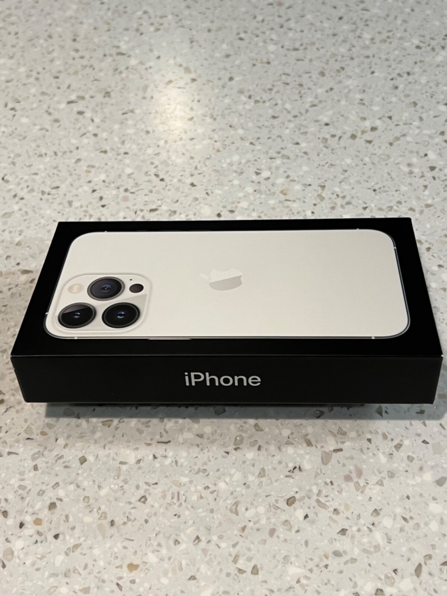 EMPTY BOX ONLY for Apple iPhone 13 Pro, 256GB, Silver EMPTY BOX ONLY for Apple iPhone 13 Pro, 256GB, Silver