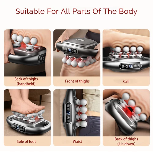 16-Head Electric Massage Gun LED Muscle Fascia Gun Pain Relief Muscle Relaxation - Picture 11 of 15