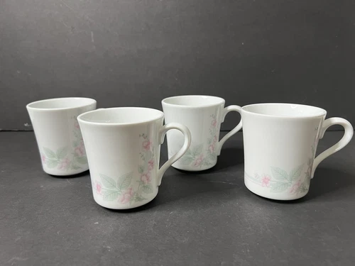 Corning Corelle "Veranda" Pattern Coffee/Tea Mug JAPAN (SetOf 4)