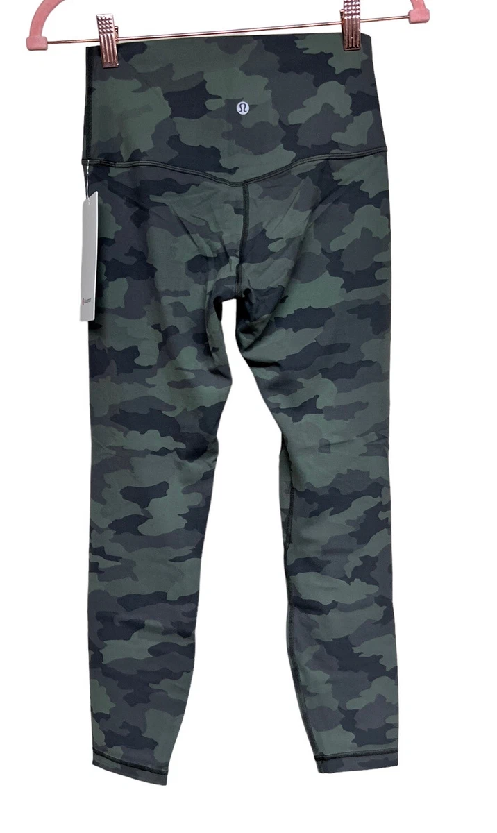 Lululemon Align Pant II 25Heritage 365 Camo Green Twill Multi Sz 4