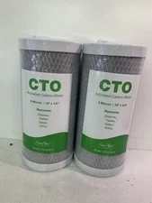 SimPure 5 Micron 10 x 4.5-inch Whole House Carbon Water Filter