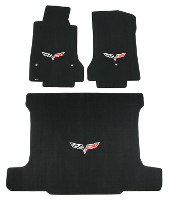 Lloyd Mats VELOURTEX 3 Piece Floor Mat Set 2005 to 2013 Chevrolet Corvette C6