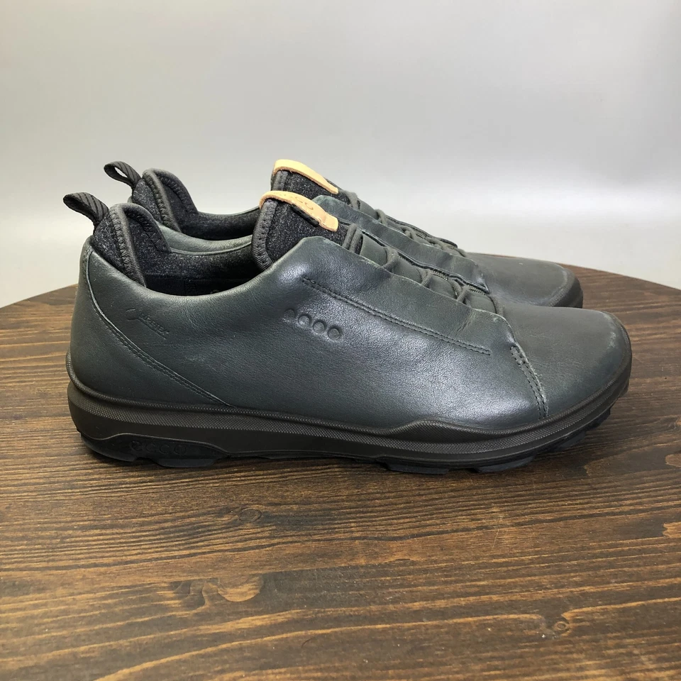 Zapatos de golf Ecco Biom Hybrid 3 GTX para hombre talla EU 40 US 6 cuero gris sin clavos Foto 4 de 4