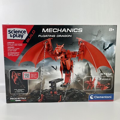 Clementoni Science Museum FLOATING DRAGON (8+ Years) Building Toy NEW & SEALED
