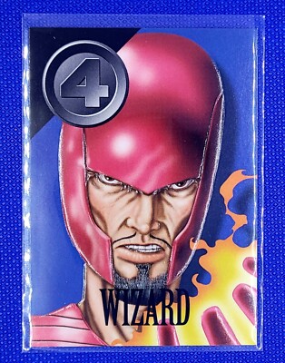 1996 Fleer/Skybox Marvel Vision #67 Villain WIZARD Trading Card NM
