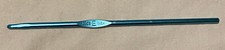 Vintage Used Hero Crochet Hook Made In USA Size E Metal Blue