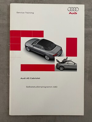 Audi Selbststudienprogramm SSP 440 Audi A5 8F Cabriolet (Sehr Gut)