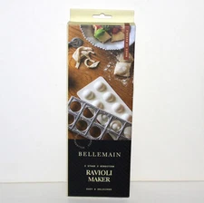 Ravioli Maker press Bellemain 1.5" makes 12 pierogi dumpling metal mold