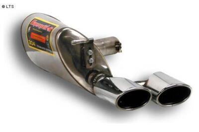 Supersprint Endschalldämpfer Mercedes W211 S211 E-Klasse ab 03 rlinks 2x120x80mm