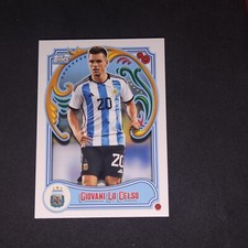 2023 Topps Argentina Fileteado Giovani Lo Celso #28 Villarreal Tottenham PSG