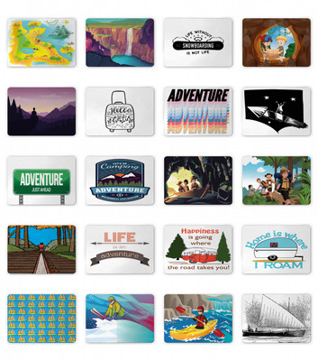 Ambesonne Adventure Theme Mousepad Rectangle Non-Slip Rubber