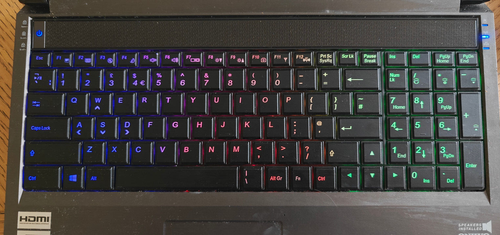 Clevo P150EM i7 NVidia Gaming Laptop 256GB SSD DVD 12GB RAM Webcam Cheap - Picture 4 of 8
